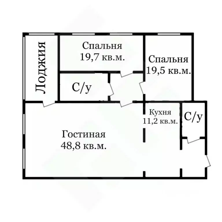 3-к кв. Москва Ленинградский просп., 76К1 (142.0 м) - Фото 1