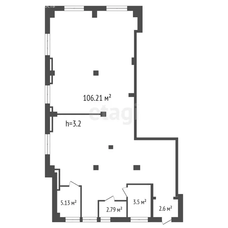 Офис (114 м) - Фото 1