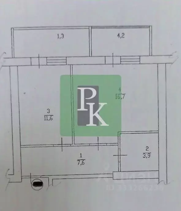 1-к кв. Севастополь ул. Комбрига Потапова, 16 (45.3 м) - Фото 1