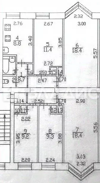 5-к кв. Санкт-Петербург ул. Матроса Железняка, 3 (89.9 м) - Фото 1