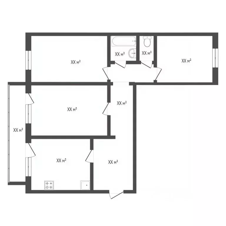 3-к кв. Тюменская область, Тюмень Одесская ул., 46 (85.0 м) - Фото 0