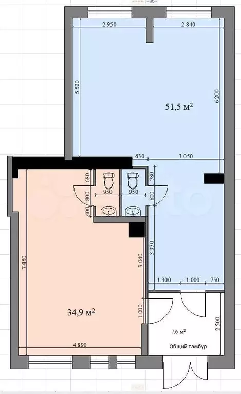 Свободного назначения, 34.9 м на высоком трафике - Фото 0
