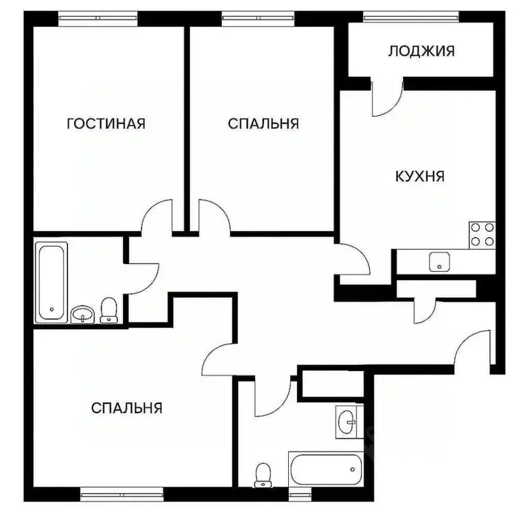 3-к кв. Курганская область, Курган ул. Бурова-Петрова, 1 (110.0 м) - Фото 2