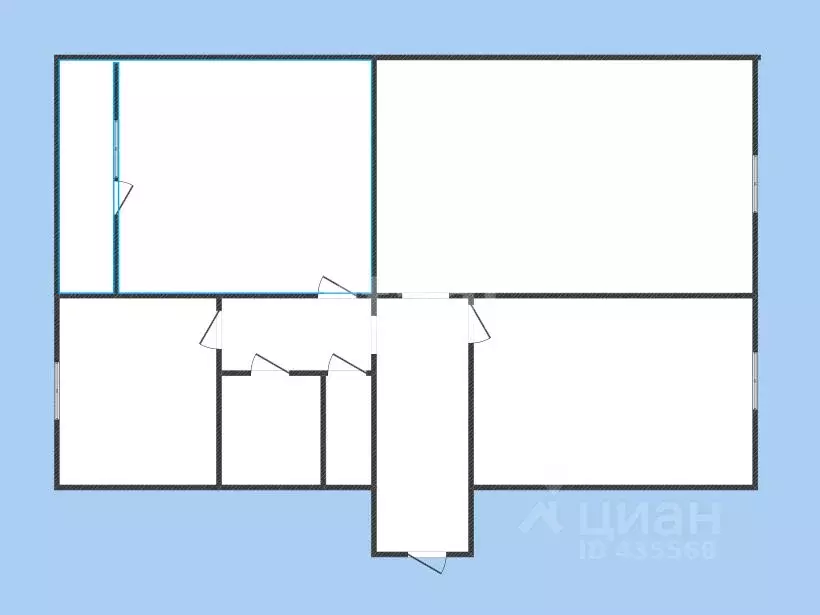 3-к кв. Белгородская область, Губкин ул. Дзержинского, 123 (63.1 м) - Фото 2