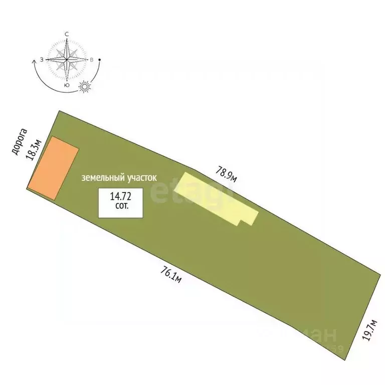 Дом в Саха (Якутия), Якутск Хатын-Юряхское ш., К-32 (38 м) - Фото 0