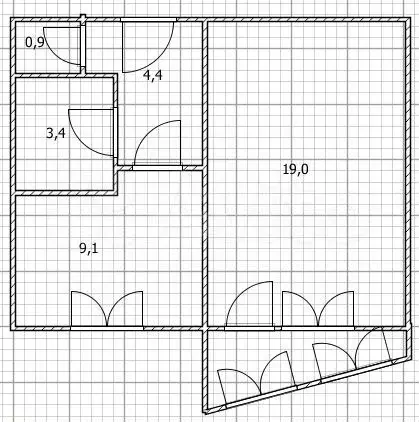 1-к. квартира, 37 м, 2/9 эт. - Фото 1