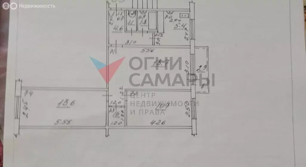 3-комнатная квартира: Самара, проспект Карла Маркса, 438 (57.5 м) - Фото 1