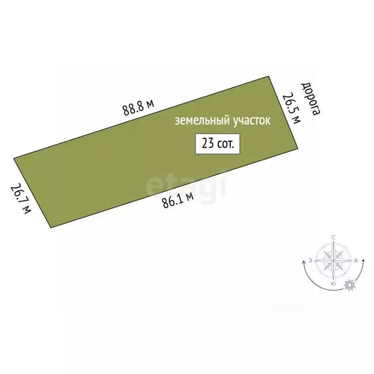 Участок в Калужская область, Дзержинский муниципальный округ, Рудня ... - Фото 2