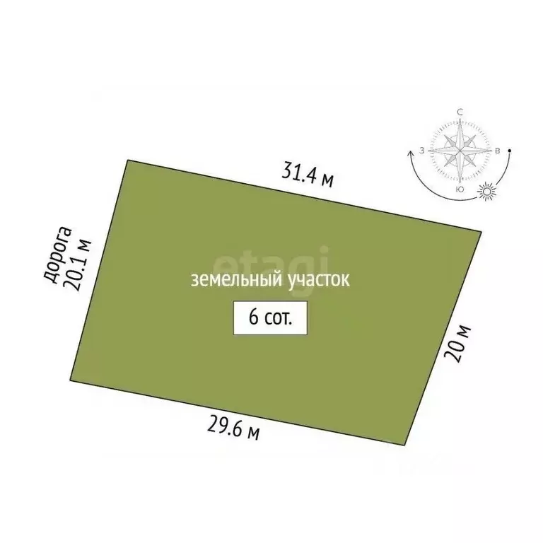 Участок в Мордовия, Саранск городской округ, Ялга рп проезд Дачный ... - Фото 1