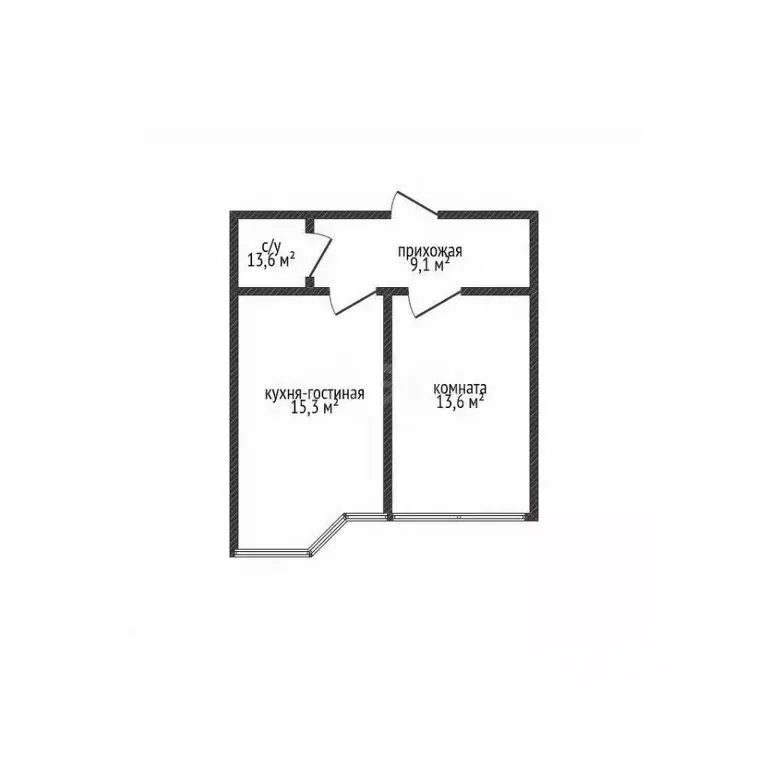 1-к кв. Краснодарский край, Геленджик Верхняя ул., 4к7 (42.6 м) - Фото 2