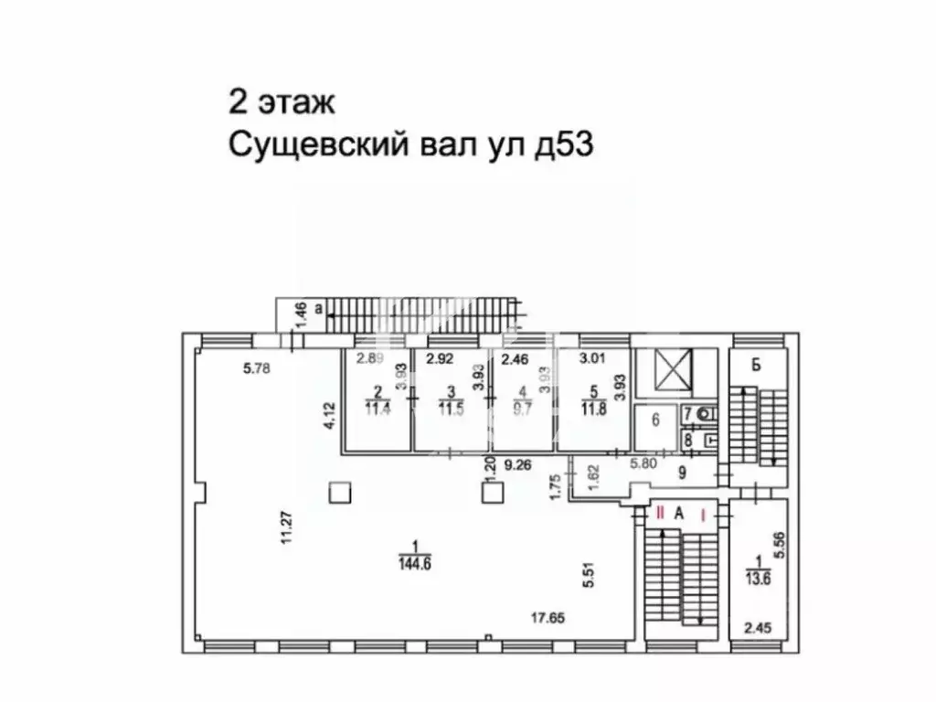 Помещение свободного назначения в Москва ул. Сущевский Вал, 53 (216 м) - Фото 2
