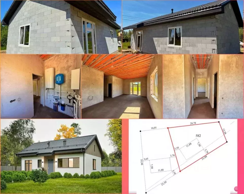 Коттедж в Пермский край, Пермь ул. 2-я Гаревая, 40 (80 м) - Фото 1