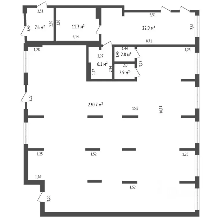 Помещение свободного назначения в Тюменская область, Тюмень ул. ... - Фото 2