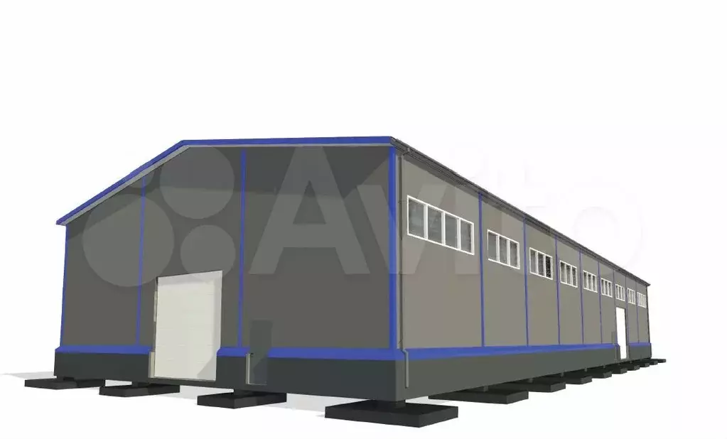 Ангар свободного назначения, 800 м - Фото 1