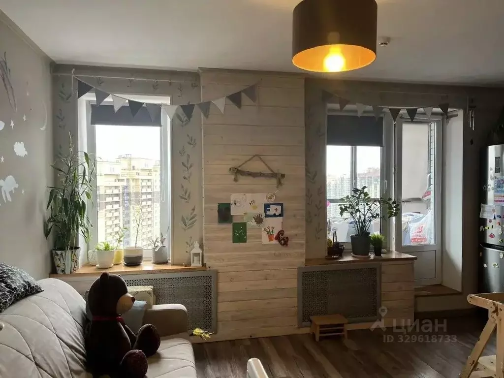 Студия Санкт-Петербург пос. Парголово, Заречная ул., 45к2 (28.15 м) - Фото 2