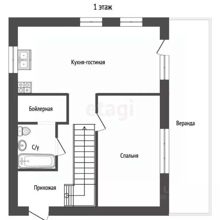 Дом в Севастополь Технолог садовое товарищество, 365 (120 м) - Фото 2