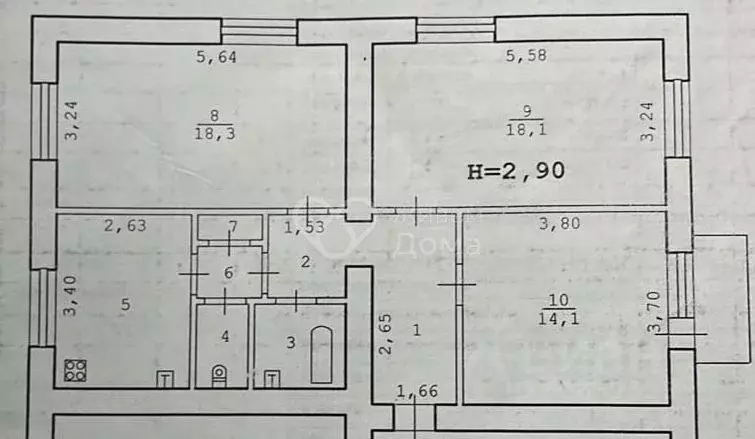 3-к кв. Волгоградская область, Волгоград ул. Полоненко, 9 (18.1 м) - Фото 2
