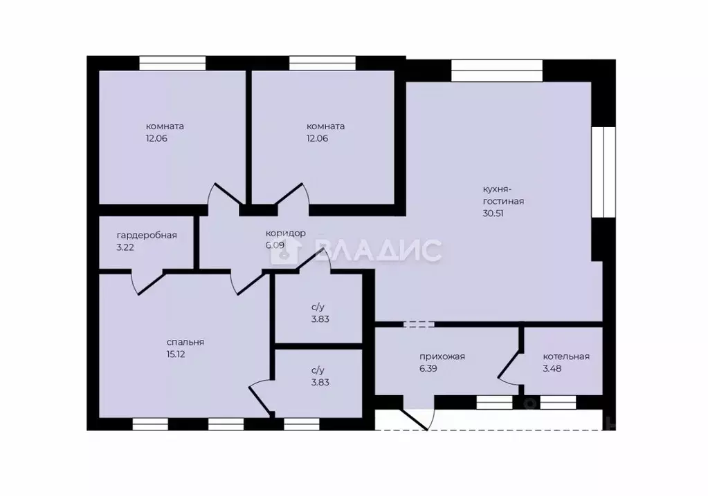 Дом в Ленинградская область, Всеволожский район, Агалатовское с/пос, ... - Фото 2