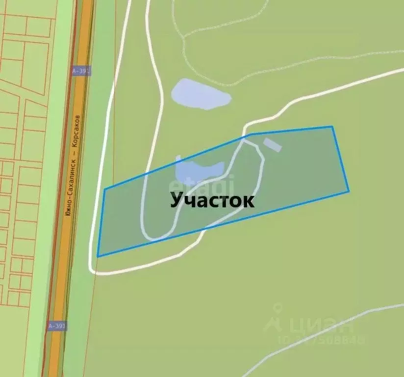 Участок в Сахалинская область, Анивский городской округ, с. Мицулевка  ... - Фото 1