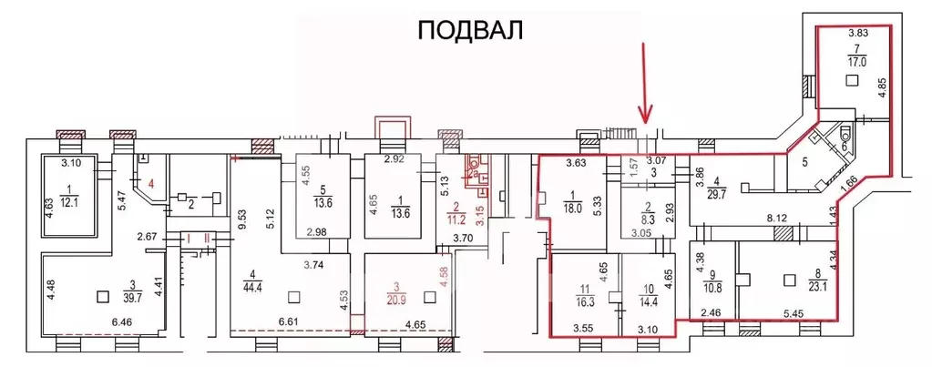 Помещение свободного назначения в Москва Студенческая ул., 28к1 (142 ... - Фото 2