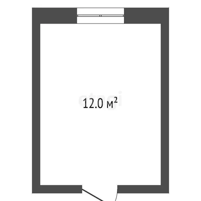 1к в -комнатной квартире (12 м) - Фото 1