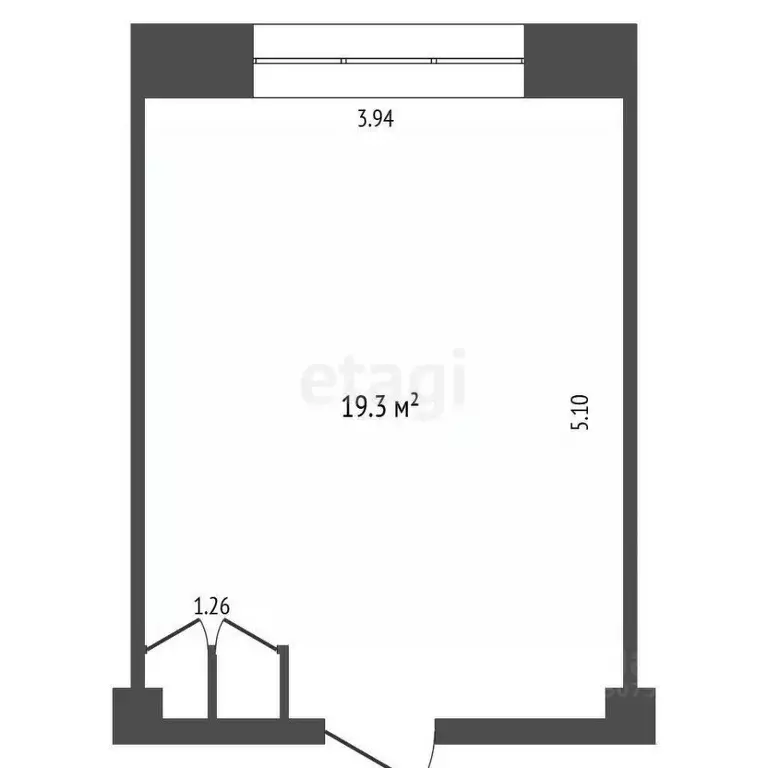 Комната Ярославская область, Ярославль ул. Тургенева, 32 (19.3 м) - Фото 1
