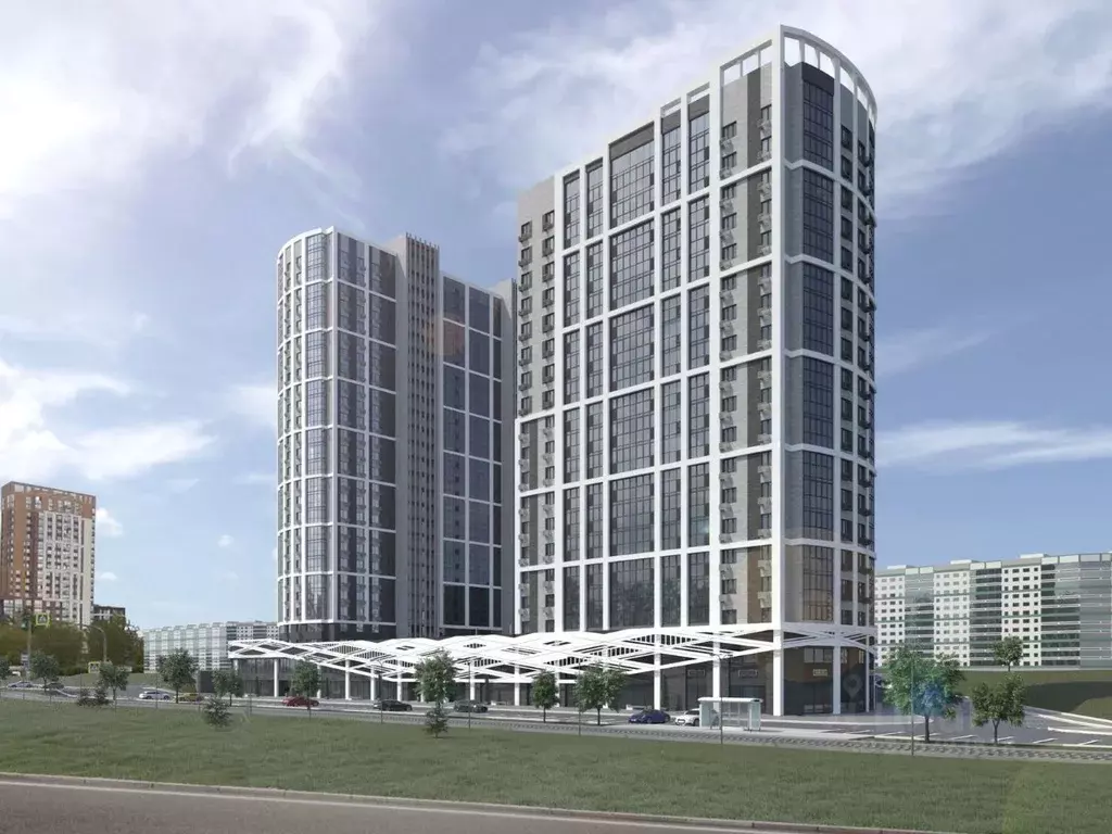 2-к кв. Татарстан, Набережные Челны 19-й комплекс, Челны Сити 2 жилой ... - Фото 1