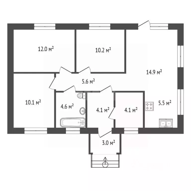 Дом в Ленинградская область, Гатчинский муниципальный округ, Графская ... - Фото 2