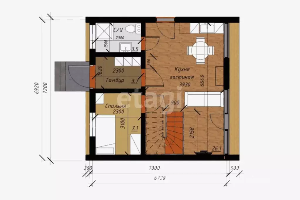 Дом в Московская область, Балашиха городской округ, д. Соболиха 64с2 ... - Фото 1