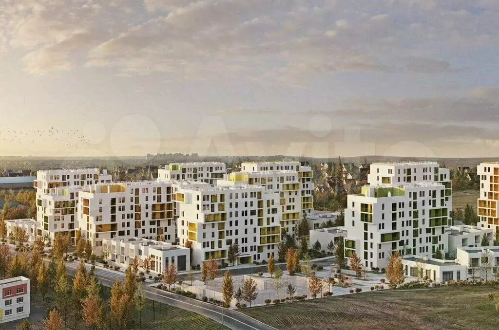 1-к. квартира, 51,9 м, 6/9 эт. - Фото 1