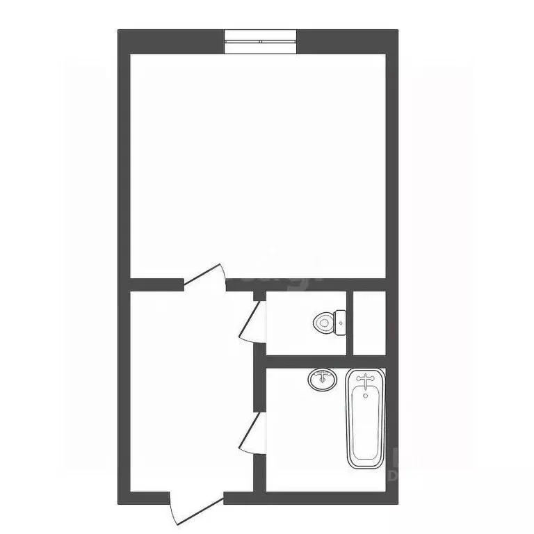 Студия Амурская область, Благовещенск Заводская ул., 2 (27.2 м) - Фото 1