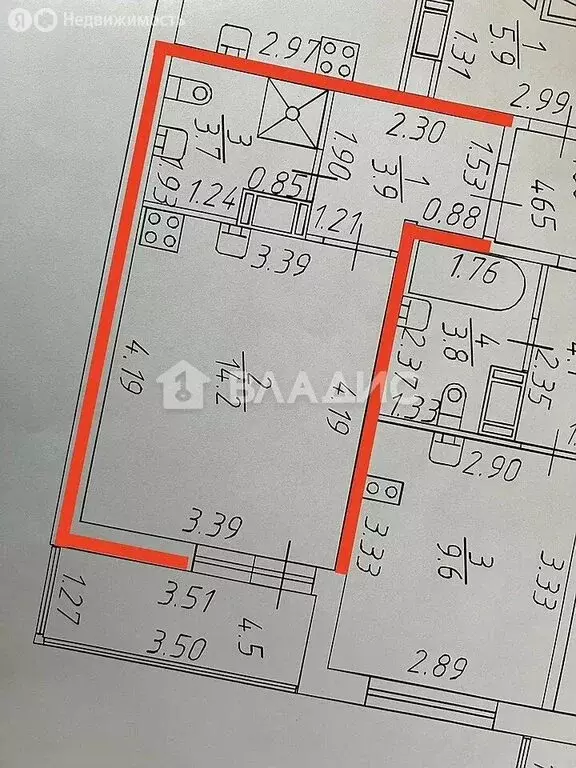 Квартира-студия: Мурино, Романовская улица, 9 (21.8 м) - Фото 1