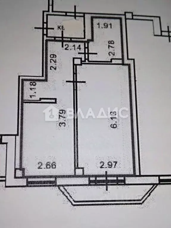 1-к кв. Новосибирская область, Новосибирск ул. Тюленина, 26 (40.0 м) - Фото 0