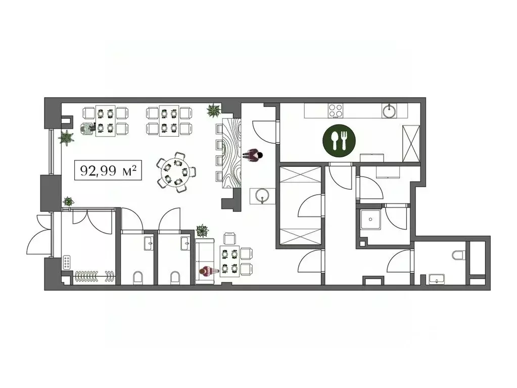 Помещение свободного назначения в Москва Жилой комплекс Преображенская ... - Фото 1