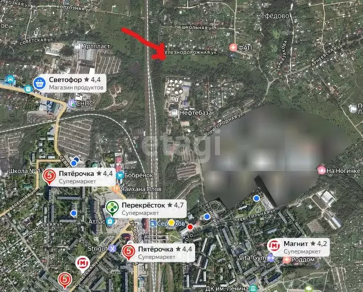 Участок в Московская область, Серпухов городской округ, д. Нефедово ... - Фото 1