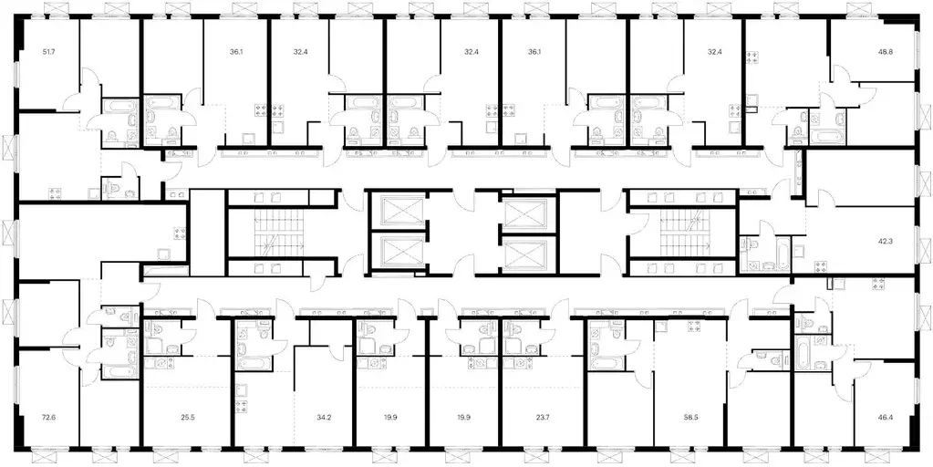 Студия Москва 2-й Нагатинский проезд, 2/3 (23.4 м) - Фото 1