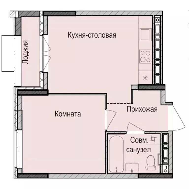 1-к кв. Удмуртия, Ижевск Карлутский жилрайон, 3-й мкр,  (36.7 м) - Фото 0