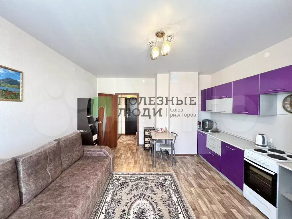 Квартира-студия, 30 м, 11/18 эт. - Фото 1