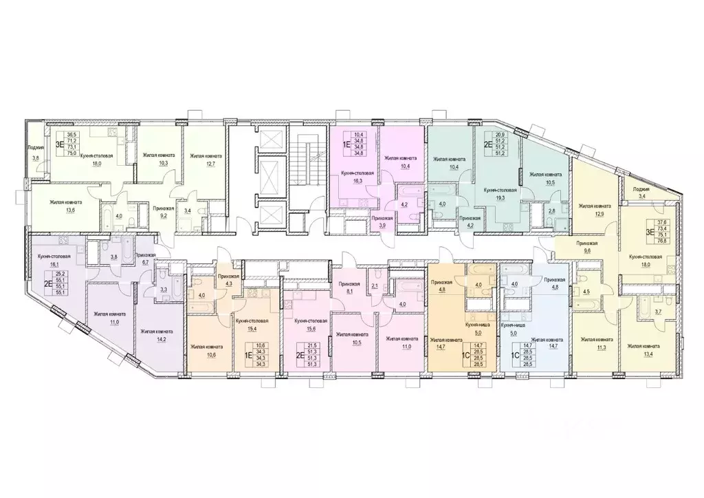 1-к кв. Московская область, Мытищи ул. Академика Каргина, 26А (28.5 м) - Фото 1