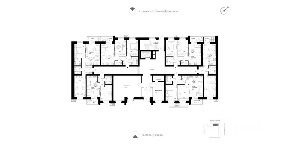 1-к кв. Коми, Сыктывкар Интернациональная ул., 200 (52.4 м) - Фото 2
