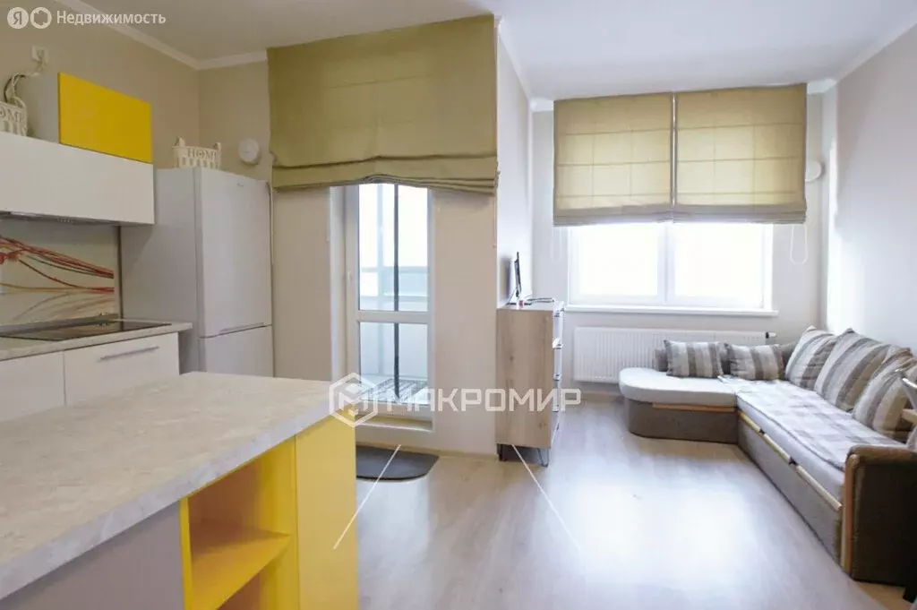 Квартира-студия: посёлок Парголово, Заречная улица, 15к1 (26.6 м) - Фото 1