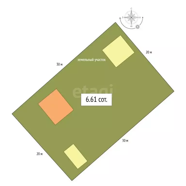 Участок в Искитимский район, Мичуринский сельсовет, садовое ... - Фото 1