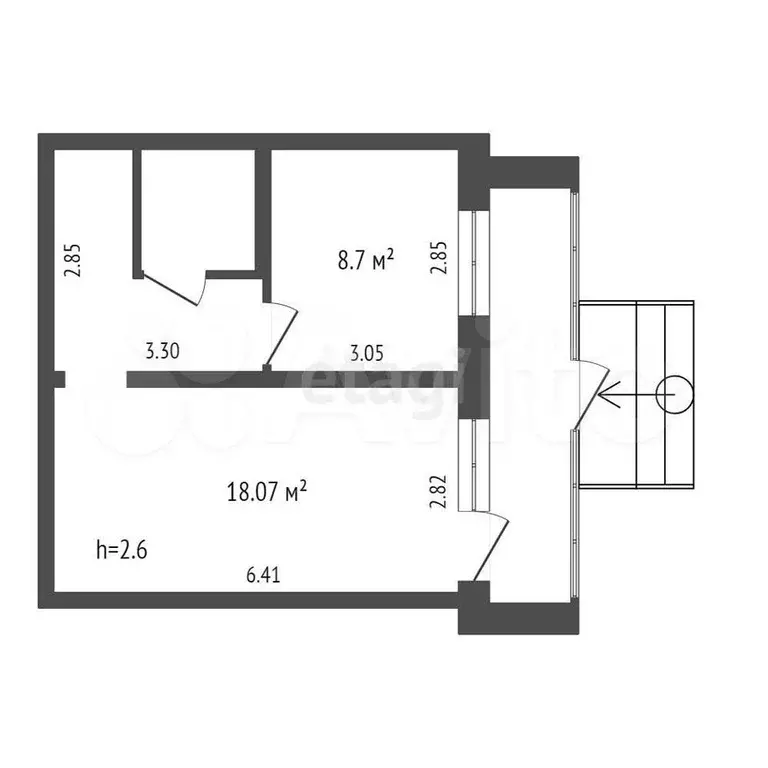 Продам помещение свободного назначения, 35.6 м - Фото 0