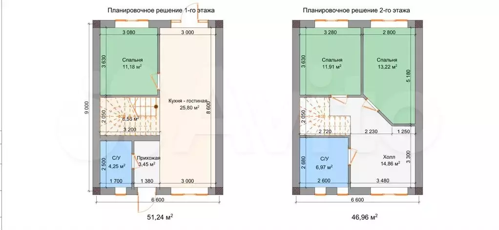 4-к. квартира, 100 м, 2/2 эт. - Фото 1