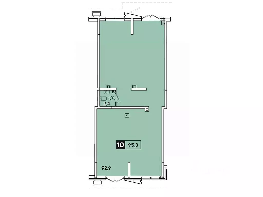 Помещение свободного назначения в Краснодарский край, Краснодар ул. ... - Фото 1