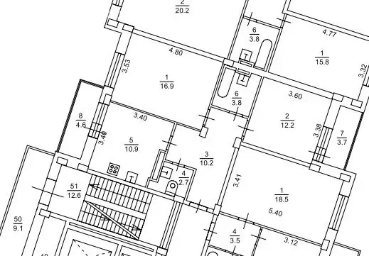 2-комнатная квартира: посёлок Красный Бор, Мирная улица, 4 (57 м) - Фото 0