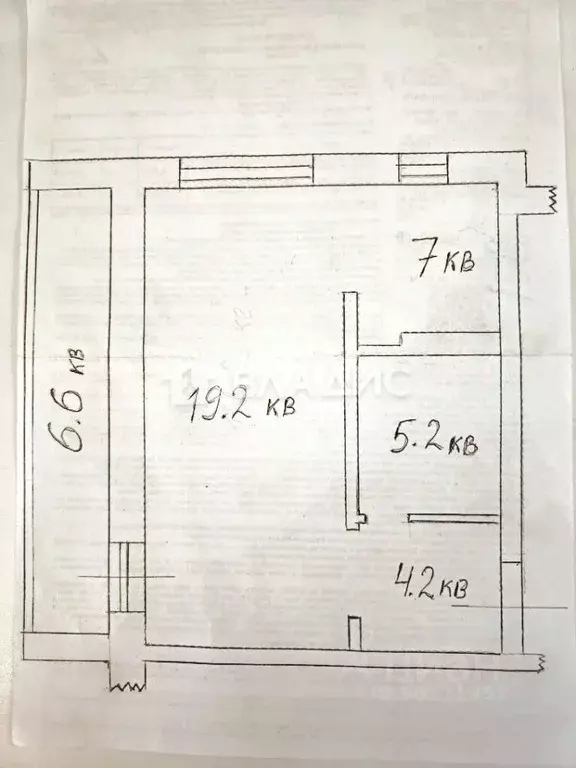 1-к кв. Башкортостан, Стерлитамак Коммунистическая ул., 48 (35.6 м) - Фото 1