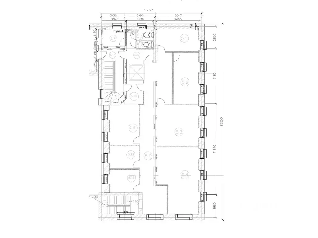 Офис в Санкт-Петербург ул. Моисеенко, 22литЗ (219 м) - Фото 1