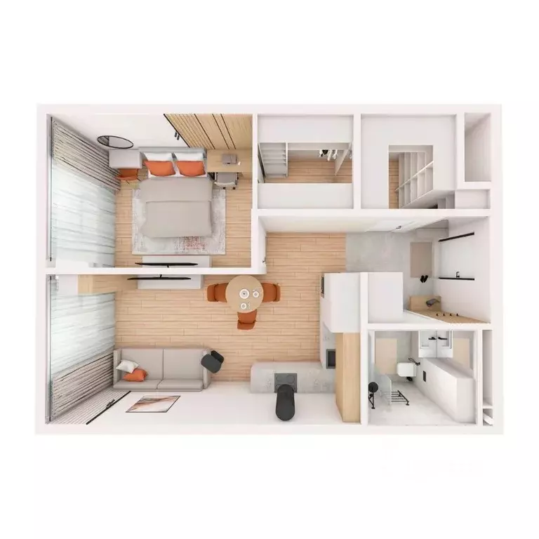 2-к кв. Приморский край, Владивосток ул. Нейбута (56.51 м) - Фото 2