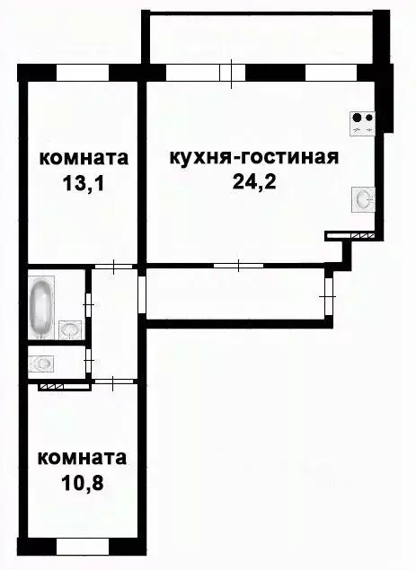 3-к кв. Свердловская область, Екатеринбург ул. Ухтомская, 41 (62.6 м) - Фото 2